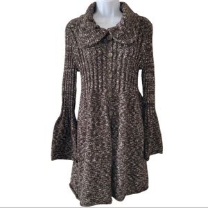 Style & Co brow biege cozy crochet cardigan Medium